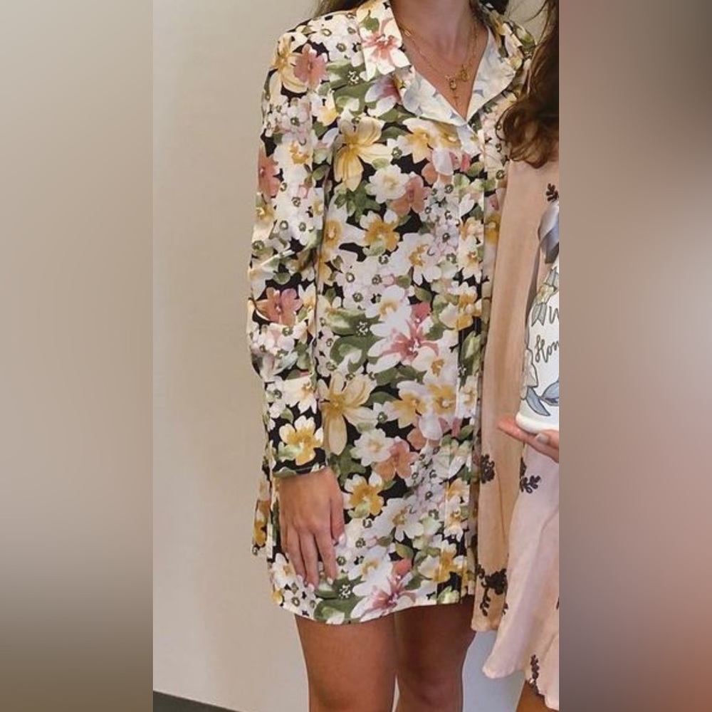 Floral dress long sleeve